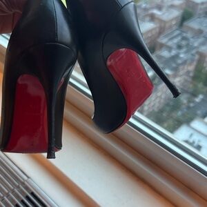 Christian Louboutin Black and Red Heels